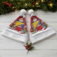 Bosnia and Herzegovina Christmas Santa Hat Santa With National Flag - Wonder Print Shop