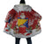 Bosnia and Herzegovina Christmas Cloak Santa With National Flag - Wonder Print Shop