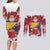 Bosnia and Herzegovina Christmas Couples Matching Long Sleeve Bodycon Dress and Long Sleeve Button Shirt Santa With National Flag - Wonder Print Shop