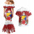 Bosnia and Herzegovina Christmas Couples Matching Mermaid Dress and Hawaiian Shirt Santa With National Flag - Wonder Print Shop