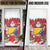 Bosnia and Herzegovina Christmas Door Cover Santa With National Flag - Wonder Print Shop