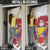 Bosnia and Herzegovina Christmas Door Cover Santa With National Flag - Wonder Print Shop