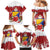 Bosnia and Herzegovina Christmas Family Matching Mermaid Dress and Hawaiian Shirt Santa With National Flag - Wonder Print Shop