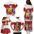 Bosnia and Herzegovina Christmas Family Matching Puletasi and Hawaiian Shirt Santa With National Flag - Wonder Print Shop