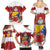 Bosnia and Herzegovina Christmas Family Matching Summer Maxi Dress and Hawaiian Shirt Santa With National Flag - Wonder Print Shop