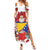 Bosnia and Herzegovina Christmas Family Matching Summer Maxi Dress and Hawaiian Shirt Santa With National Flag - Wonder Print Shop