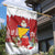 Bosnia and Herzegovina Christmas Garden Flag Santa With National Flag - Wonder Print Shop