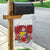 Bosnia and Herzegovina Christmas Garden Flag Santa With National Flag - Wonder Print Shop
