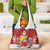 Bosnia and Herzegovina Christmas Grocery Bag Santa With National Flag - Wonder Print Shop