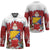 Bosnia and Herzegovina Christmas Hockey Jersey Santa With National Flag - Wonder Print Shop