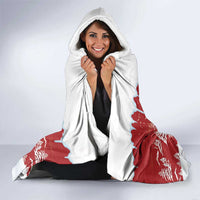 Bosnia and Herzegovina Christmas Hooded Blanket Santa With National Flag - Wonder Print Shop