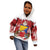 Bosnia and Herzegovina Christmas Kid Hoodie Santa With National Flag - Wonder Print Shop