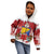 Bosnia and Herzegovina Christmas Kid Hoodie Santa With National Flag - Wonder Print Shop