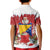 Bosnia and Herzegovina Christmas Kid Polo Shirt Santa With National Flag - Wonder Print Shop
