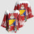 Bosnia and Herzegovina Christmas Kimono Sleeve Blouse Santa With National Flag - Wonder Print Shop