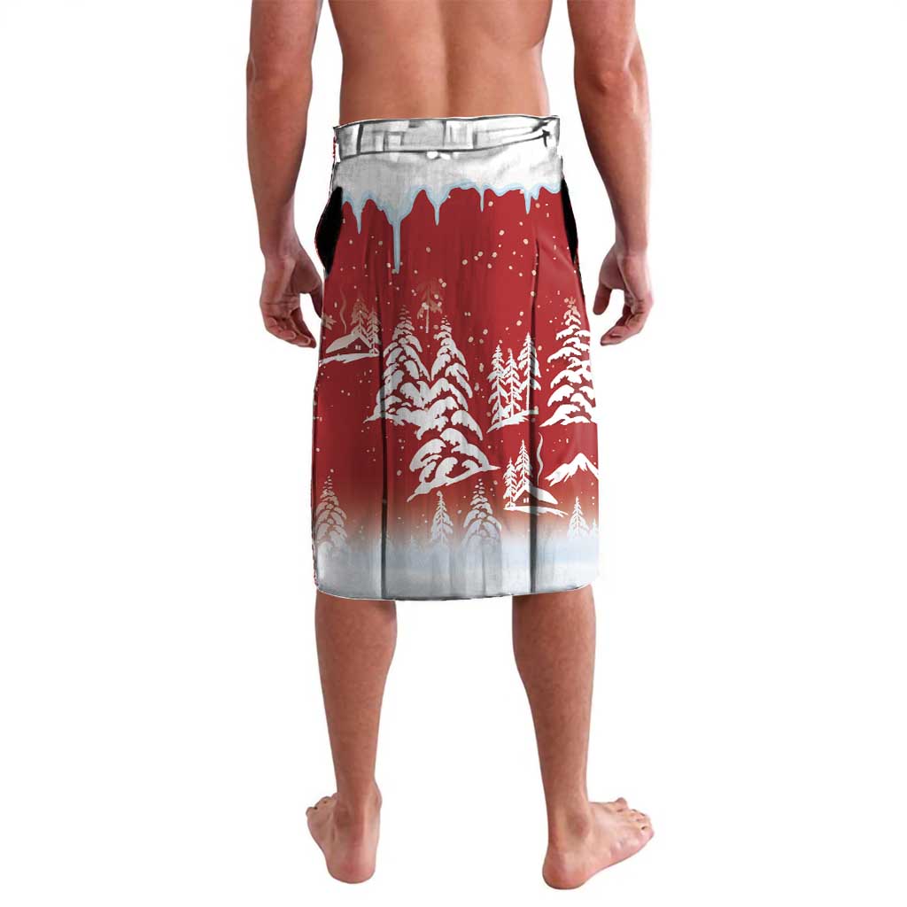 Bosnia and Herzegovina Christmas Lavalava Santa With National Flag - Wonder Print Shop