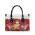 Bosnia and Herzegovina Christmas Leather Bag Santa With National Flag - Wonder Print Shop