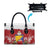 Bosnia and Herzegovina Christmas Leather Bag Santa With National Flag - Wonder Print Shop