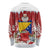 Bosnia and Herzegovina Christmas Long Sleeve Shirt Santa With National Flag - Wonder Print Shop