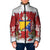 Bosnia and Herzegovina Christmas Padded Jacket Santa With National Flag - Wonder Print Shop