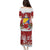 Bosnia and Herzegovina Christmas Puletasi Santa With National Flag - Wonder Print Shop