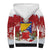 Bosnia and Herzegovina Christmas Sherpa Hoodie Santa With National Flag - Wonder Print Shop