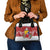Bosnia and Herzegovina Christmas Shoulder Handbag Santa With National Flag - Wonder Print Shop