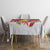 Bosnia and Herzegovina Christmas Tablecloth Santa With National Flag - Wonder Print Shop