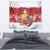 Bosnia and Herzegovina Christmas Tapestry Santa With National Flag - Wonder Print Shop