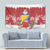 Bosnia and Herzegovina Christmas Tapestry Santa With National Flag - Wonder Print Shop