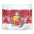 Bosnia and Herzegovina Christmas Tapestry Santa With National Flag - Wonder Print Shop