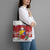 Bosnia and Herzegovina Christmas Tote Bag Santa With National Flag - Wonder Print Shop