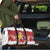 Bosnia and Herzegovina Christmas Travel Bag Santa With National Flag - Wonder Print Shop