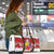 Bosnia and Herzegovina Christmas Travel Bag Santa With National Flag - Wonder Print Shop