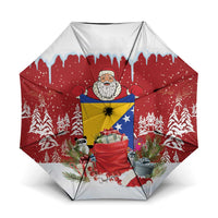 Bosnia and Herzegovina Christmas Umbrella Santa With National Flag - Wonder Print Shop