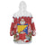 Bosnia and Herzegovina Christmas Wearable Blanket Hoodie Santa With National Flag - Wonder Print Shop