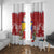 Bosnia and Herzegovina Christmas Window Curtain Santa With National Flag - Wonder Print Shop