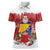 Bosnia and Herzegovina Christmas Women Polo Shirt Santa With National Flag - Wonder Print Shop