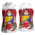 Bosnia and Herzegovina Christmas Women Sleeveless Polo Shirt Santa With National Flag - Wonder Print Shop