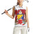 Bosnia and Herzegovina Christmas Women Sleeveless Polo Shirt Santa With National Flag - Wonder Print Shop