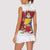 Bosnia and Herzegovina Christmas Women Sleeveless Polo Shirt Santa With National Flag - Wonder Print Shop