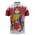 Bosnia and Herzegovina Christmas Zipper Polo Shirt Santa With National Flag - Wonder Print Shop