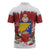Bosnia and Herzegovina Christmas Zipper Polo Shirt Santa With National Flag - Wonder Print Shop