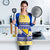 Personalized Bosnia and Herzegovina Christmas Apron Coat Of Arms Srecan Bozic - Wonder Print Shop