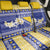 Personalized Bosnia and Herzegovina Christmas Back Car Seat Cover Coat Of Arms Srecan Bozic - Wonder Print Shop