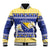 Personalized Bosnia and Herzegovina Christmas Baseball Jacket Coat Of Arms Srecan Bozic - Wonder Print Shop