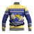 Personalized Bosnia and Herzegovina Christmas Baseball Jacket Coat Of Arms Srecan Bozic - Wonder Print Shop