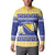 Personalized Bosnia and Herzegovina Christmas Button Sweatshirt Coat Of Arms Srecan Bozic - Wonder Print Shop