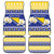 Personalized Bosnia and Herzegovina Christmas Car Mats Coat Of Arms Srecan Bozic - Wonder Print Shop