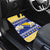 Personalized Bosnia and Herzegovina Christmas Car Mats Coat Of Arms Srecan Bozic - Wonder Print Shop